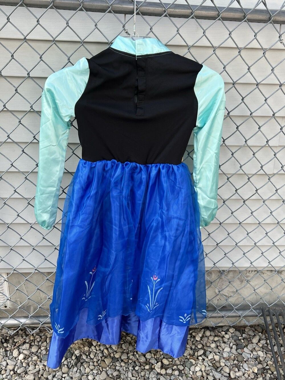 DISNEY STORE FROZEN "ANNA" Costume Girls Size 9/10 Halloween Princess Dress Up - Picture 8 of 11